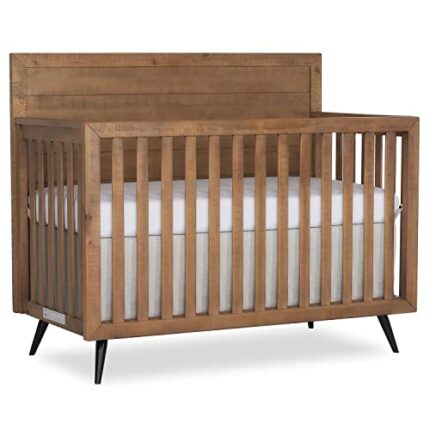 Evolur Stilnovo Mid Century 4-in-1 Convertible Crib
