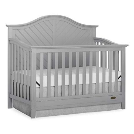 Ella 5-in-1 Full Size Convertible Crib in Pebble Grey, Greenguard Gold Certified